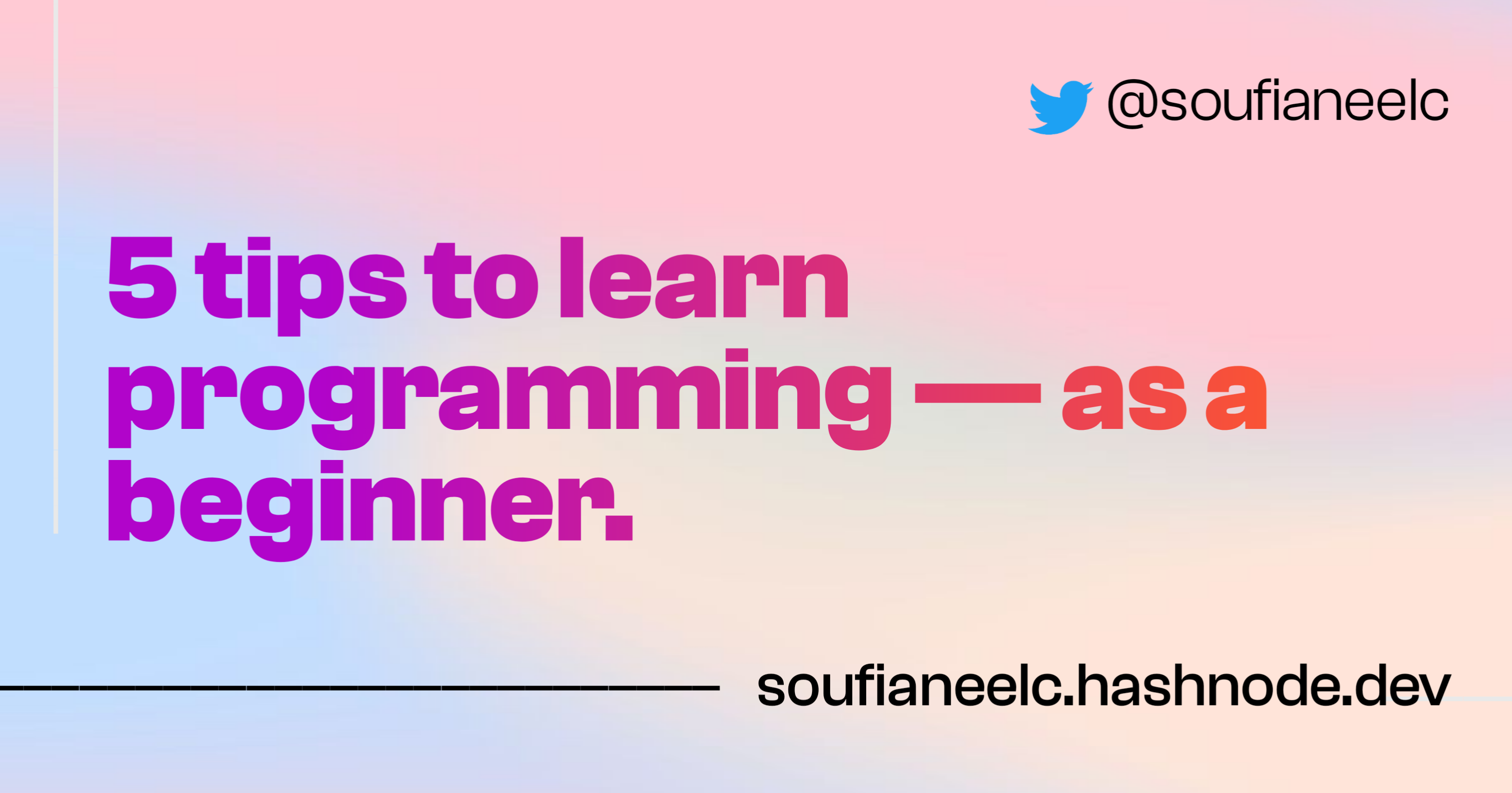 5 tips to learn coding as a beginner!